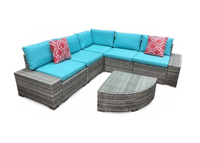 Victoria Large Corner Garden Lounge Set 220x220cm