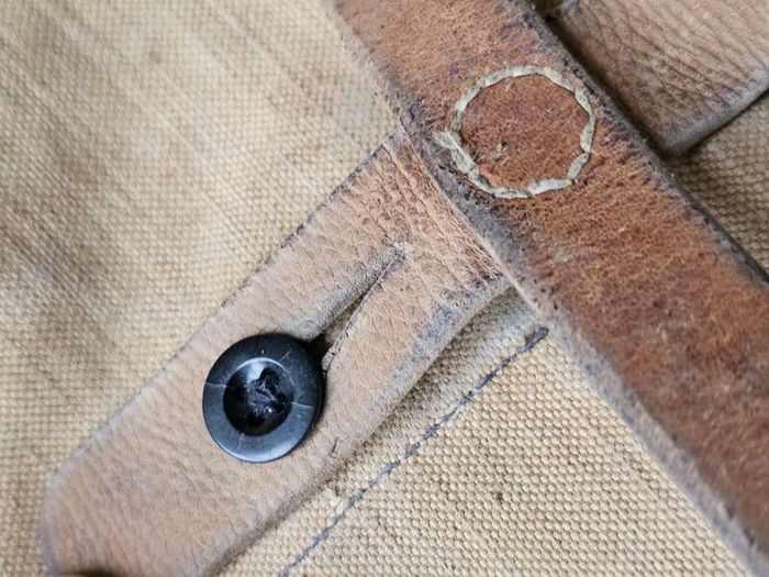Vintage 1950s Swiss Army Military Bread Bag Shoulder bag Collectable Militaria