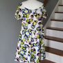 New Look white floral dress, Size 18 Image 3