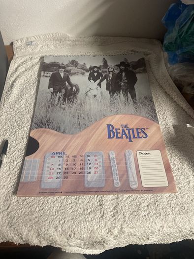 The Beatles Official calendar 1991