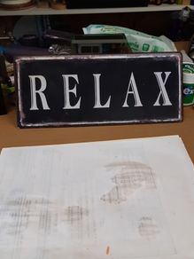 Sign "relax"