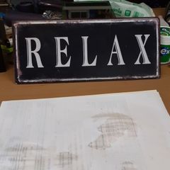 Sign "relax"