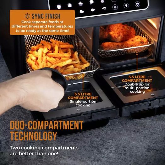 11 Litre  Dual AirFryer Air Fryer