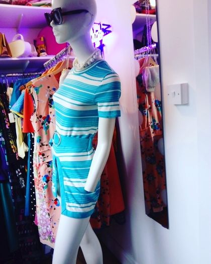 Vintage belted top UNWORN OLD STOCK