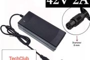 42V 2A Universal Battery Charger for Hoverboard Smart Balance