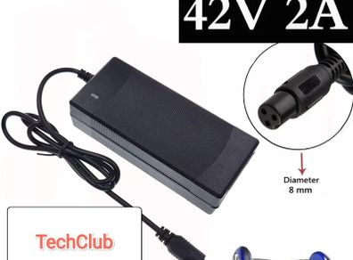 42V 2A Universal Battery Charger for Hoverboard Smart Balance