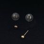 9ct Gold Ball Earrings Image 3