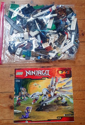 Lego Ninjago 70748: Titanium Dragon (2015) 100% Complete (NO BOX)