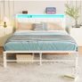 Double Size Bed Base with Charging Station Image 3