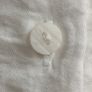 Stradivarius White Crinkle Oversized Shirt XL Brand New Image 3