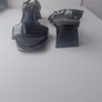 ALDO Azzira Black Patent Block Heel Sandals - UK 4 (EU 37) Image 6