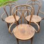 3 Bentwood chairs Image 2