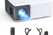 FREE EXPRESS SHIPPING Mini Projector, Portable Phone Projector 1080P Full HD Supported, YOTON Y3 Home Theater Movie Projector, Small Video Projector Compatible with HDMI,Smartphone,Tablet,PC,TV Stick,AV,USB, Gift for Kids