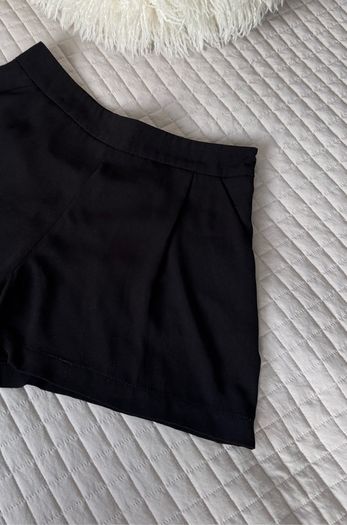 Zara Black Tailored High Waisted Shorts XS