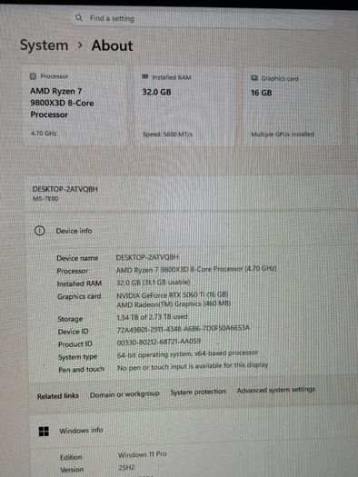 High-End White Gaming PC  Ryzen 7 9800X3D  RTX 5060 Ti 16GB