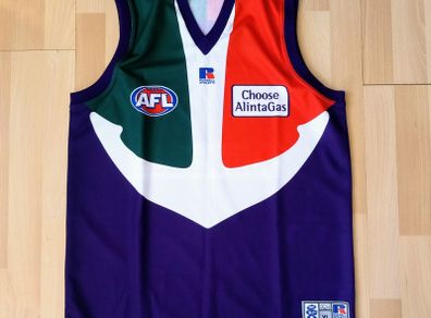 Vintage Fremantle Dockers Russell Athletic Jersey Size XL