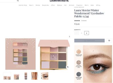 Laua Mercier Eyeshadow Palette