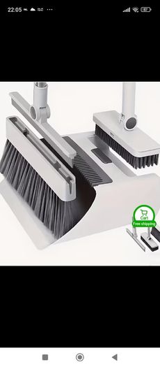 4 in 1 broom and dustpan set