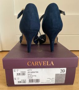 Navy high heels