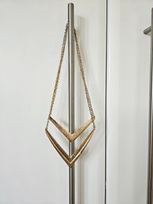 New Look Double Chain Gold Necklace