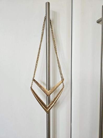New Look Double Chain Gold Necklace