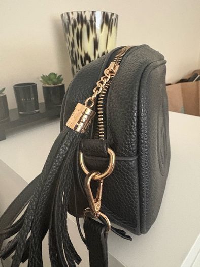 Ladies black crossbody bag