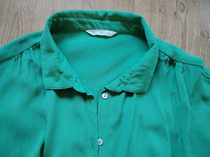 WoolOvers Green Shirt   Size 12