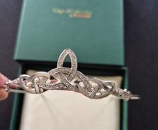 Silver Toned Tiara