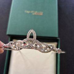 Silver Toned Tiara