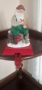 Xmas Part Cast Iron Stocking Holder