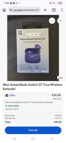 MIXX streamBuds Switch D7 earpods
