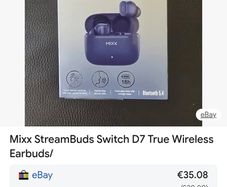 MIXX streamBuds Switch D7 earpods