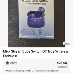 MIXX streamBuds Switch D7 earpods