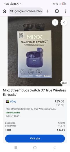 MIXX streamBuds Switch D7 earpods