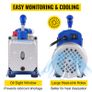 Refrigerant Vacuum Pump Kits 4CFM 1-4HP HVAC Refrigeration 1/3 1/4 HP with Manifold Gauge for Household Air Conditioning Image 6