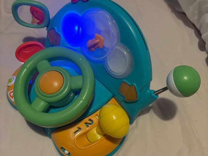Bright Starts driver steering wheel
