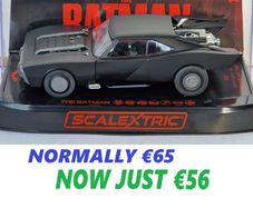 Scalextric Batmobile: The Batman 2022 Slot Car ( C4442 street classic tv )