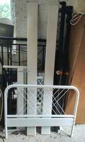 Metal single bed frame (26308)