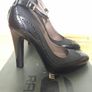 G star high heel black leather shoes (never worn) Image 2