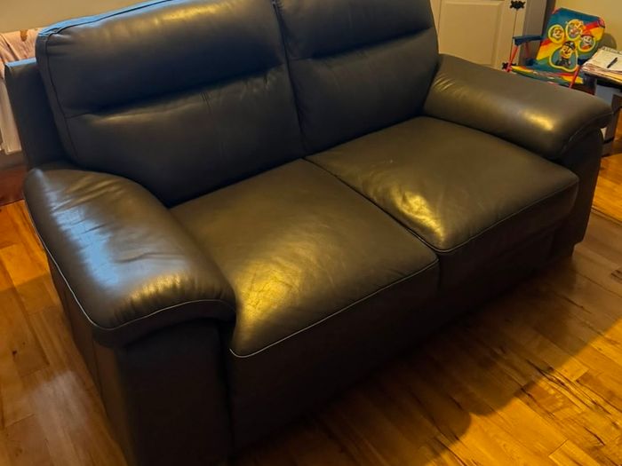 leather sofa