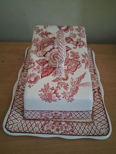 Antique Mason's Ironstone Stratford Cheese Cloche/ Dish