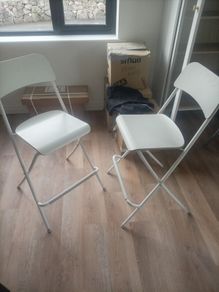 2 x Ikea Franklin bar stools