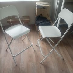 2 x Ikea Franklin bar stools