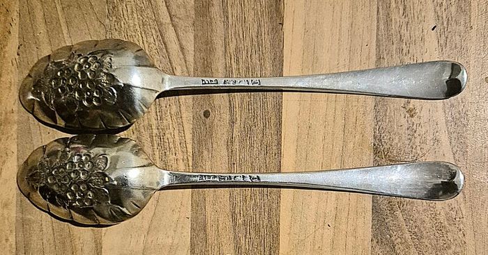 Dated 1775. Sterling Silver Berry Spoon. Thomas Wallis I.