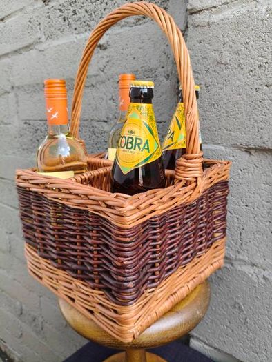 Vintage Bottle Basket