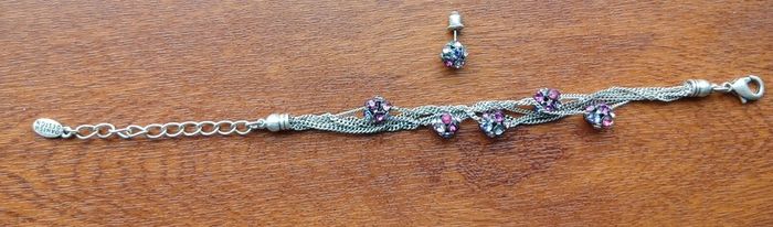 Pilgrim bracelet and earrings