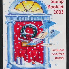 2003 Ireland Christmas Commemorative Stamp Booklet Mint Never Hinged (MNH). Hibernian HB116