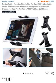 Tendak Exercise Bike Phone Holder