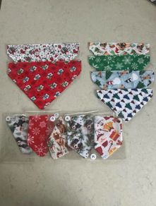 Handmade Christmas dog bandanas