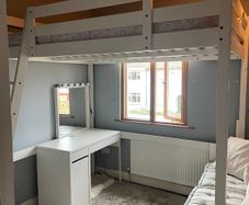 IKEA STORA Double Loft Bed 140 x 200 cm